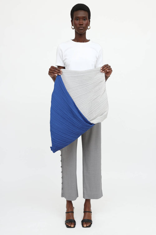 Issey Miyake Pleated Circle Scarf