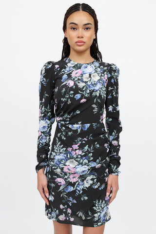 Zimmermann Floral Ruched Dress