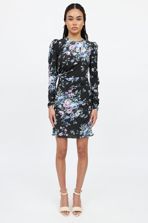 Zimmermann Floral Ruched Dress
