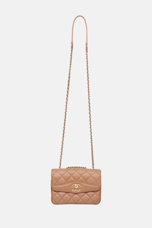 Chanel 2018 Small Bi-Color Coco Flap Bag