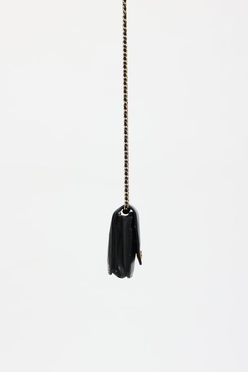Chanel 2014 Leather Boy Wallet on Chain Bag