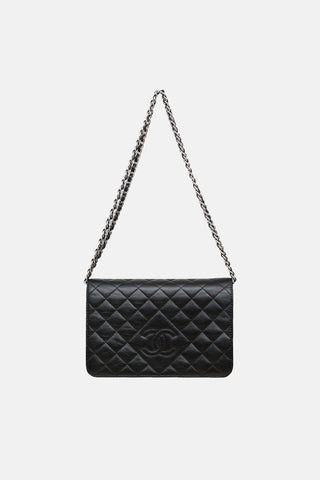 Chanel 2013 Diamond CC Wallet on Chain Bag