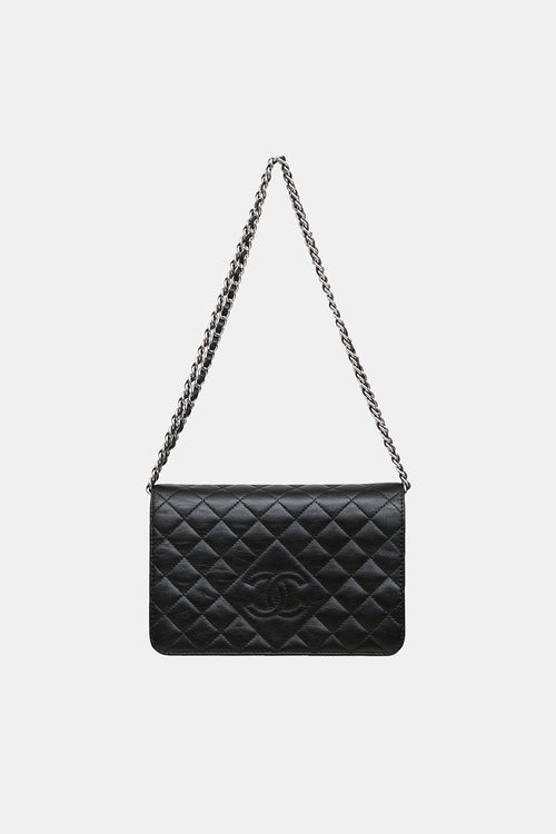 Chanel 2013 Diamond CC Wallet on Chain Bag