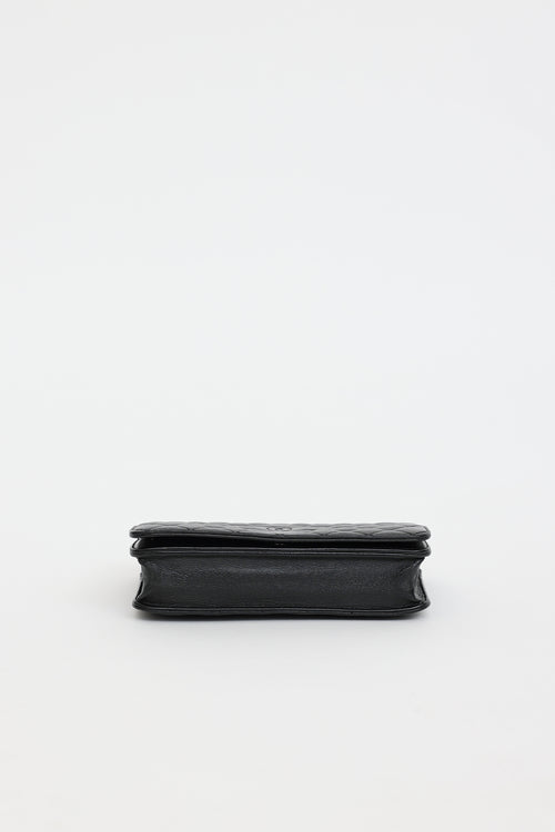 Chanel 2013 Diamond CC Wallet on Chain Bag