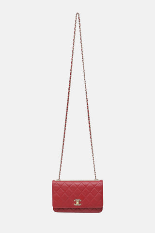 Chanel 2019 Leather Trendy Wallet On Chain Bag