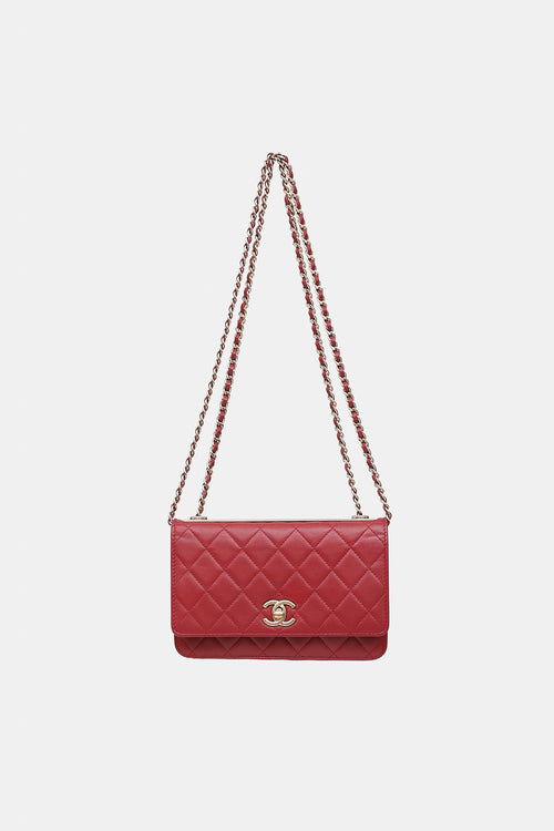 Chanel 2019 Leather Trendy Wallet On Chain Bag