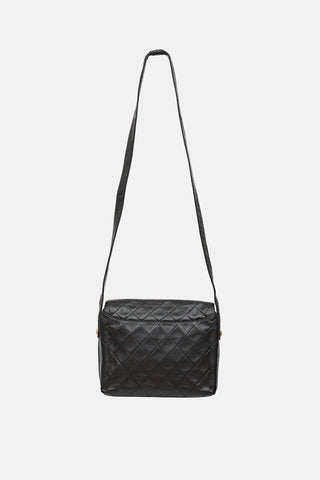 Chanel 1991 Leather Shoulder Flap  Bag