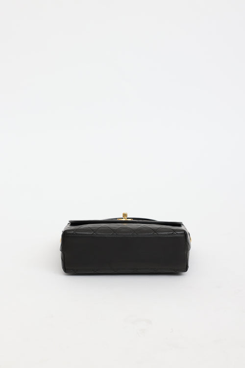 Chanel 1991 Leather Shoulder Flap  Bag