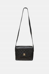 Chanel 1991 Leather Shoulder Flap  Bag