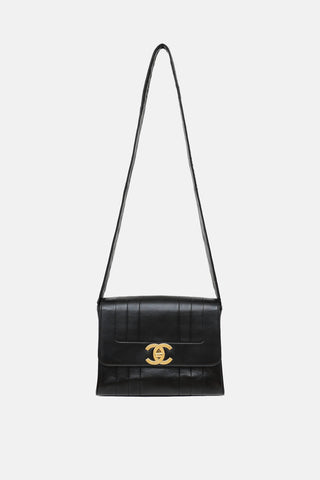 Chanel C. 1990s Vertical Quilted Large Flap Bag
