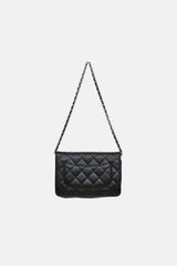 Chanel 2017 Leather Quilted Wallet on Chain