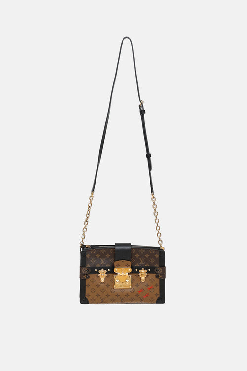 Louis Vuitton Reverse Monogram Trunk Clutch Bag