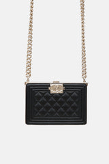 Chanel 2024 Box Boy Minaudiere Crossbody Bag