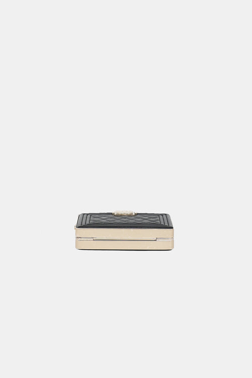 Chanel 2027 Box Boy Minaudiere Crossbody Bag