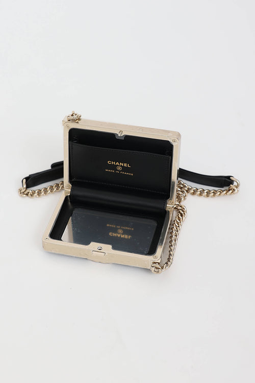 Chanel 2028 Box Boy Minaudiere Crossbody Bag