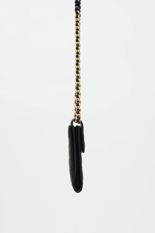 Chanel 2022 Quilted Phone Holder Bag