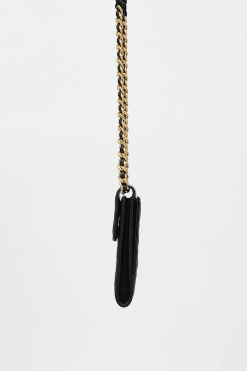 Chanel 2022 Quilted Phone Holder Bag