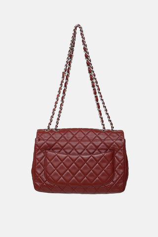 Chanel 2008 Lambskin Jumbo Classic Flap Bag
