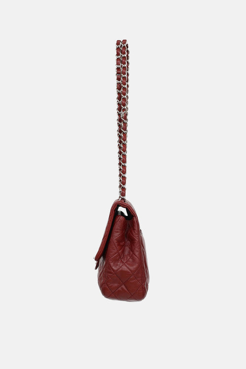 Chanel 2009 Lambskin Jumbo Classic Flap Bag