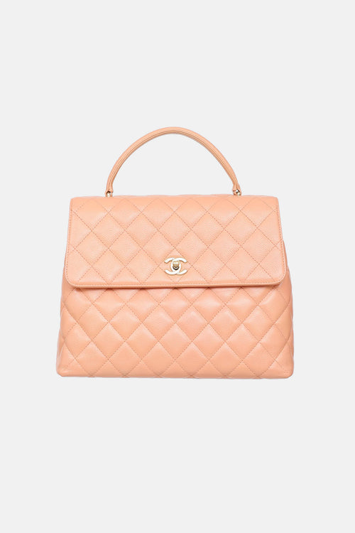 Chanel 2004 Caviar Medium Kelly Top Handle Bag
