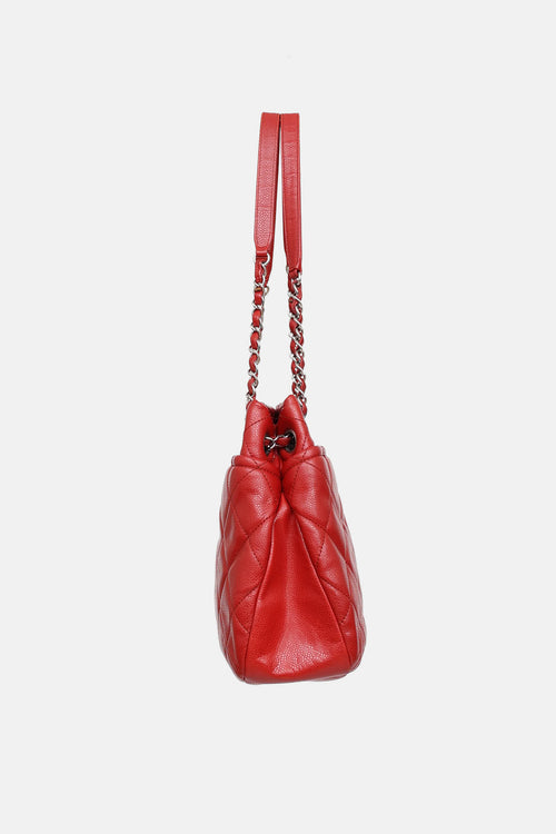 Chanel 2012-2013 Caviar Shopping Tote Bag