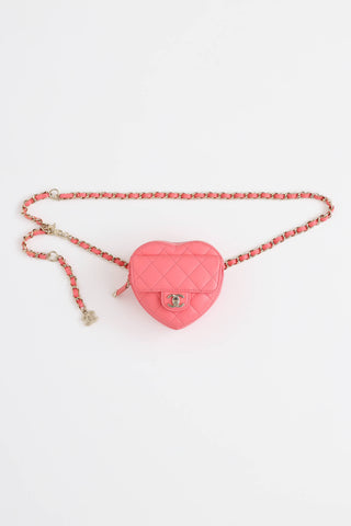 Chanel 2002 CC In Love Heart Belt Bag