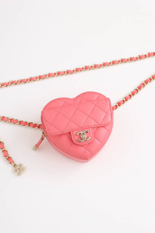 Chanel 2002 CC In Love Heart Belt Bag