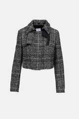 Akris Plaid Tweed Jacket