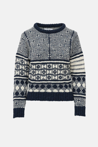 Thom Browne Pattern Knit Sweater
