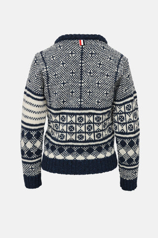 Thom Browne Pattern Knit Sweater