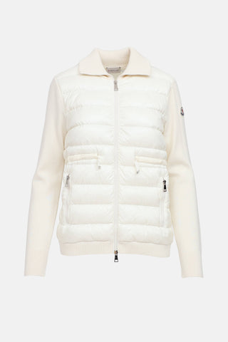 Moncler Tricot Puffer Cardigan