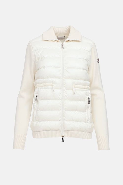 Moncler Tricot Puffer Cardigan