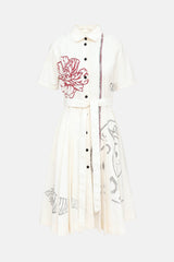 Dior SS 2023 Graphic Print Midi Dress