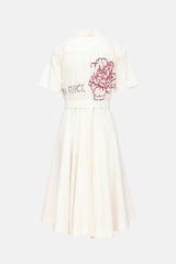 Dior SS 2023 Graphic Print Midi Dress