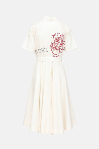 Dior SS 2023 Graphic Print Midi Dress