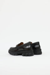 Gucci Leather Horsebit Platform Loafer