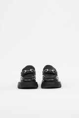 Gucci Leather Horsebit Platform Loafer