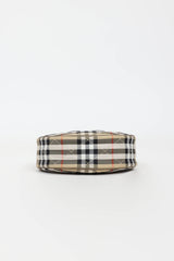 Burberry Check Horseshoe Crossbody Bag