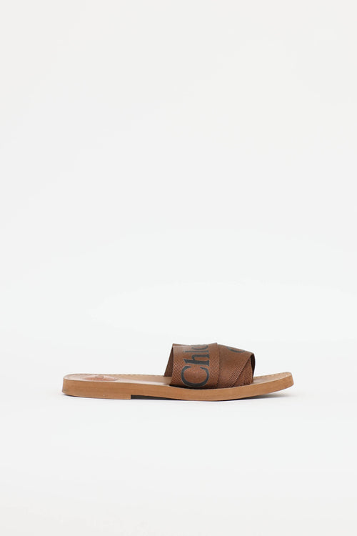 Chloé Woody Logo Sandal