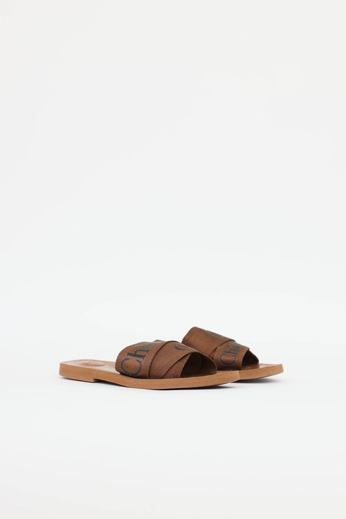 Chloé Woody Logo Sandal