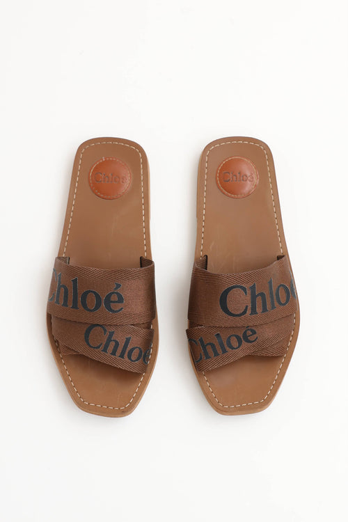 Chloé Woody Logo Sandal