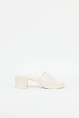 Gucci Rubber Logo Slide Sandal