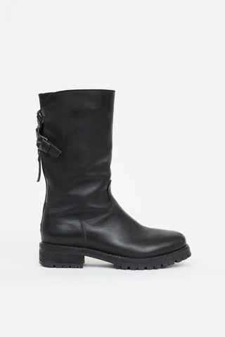 Sartore Leather Moto Boot