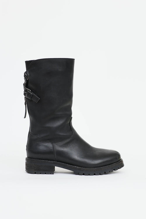 Sartore Leather Moto Boot