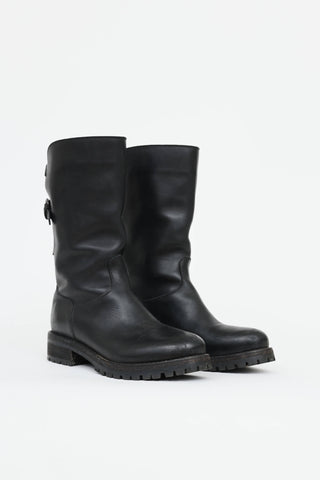 Sartore Leather Moto Boot