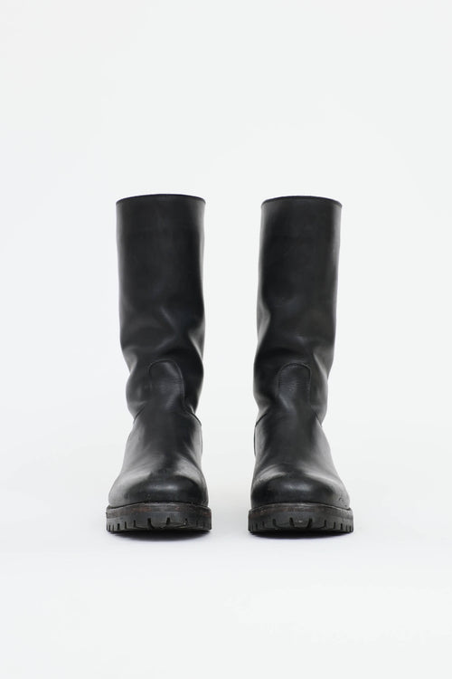 Sartore Leather Moto Boot