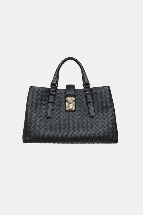 Bottega Veneta Small Intrecciato Roma  Bag