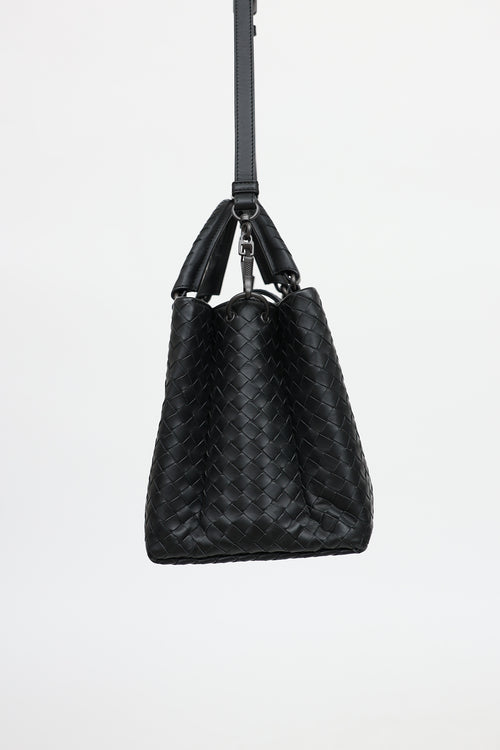 Bottega Veneta Small Intrecciato Roma  Bag