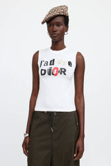 Dior SS 2003 Graphic Tank Top