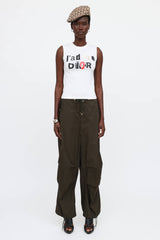Dior SS 2003 Graphic Tank Top